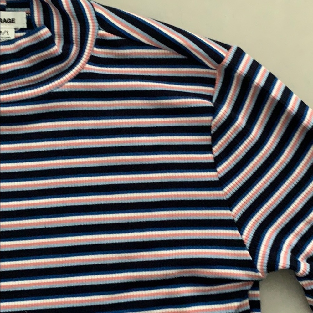 Ribbed Mock Neck Long Sleeve - Picture 2 of 5